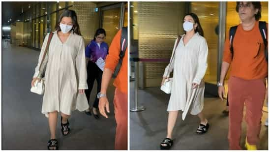 Alia Bhatt rushes home as she returns from Singapore after receiving award